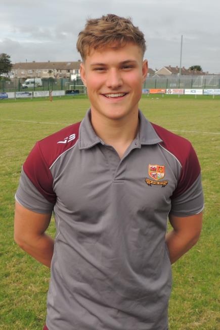 Osian Hill - back with a try for Crymych